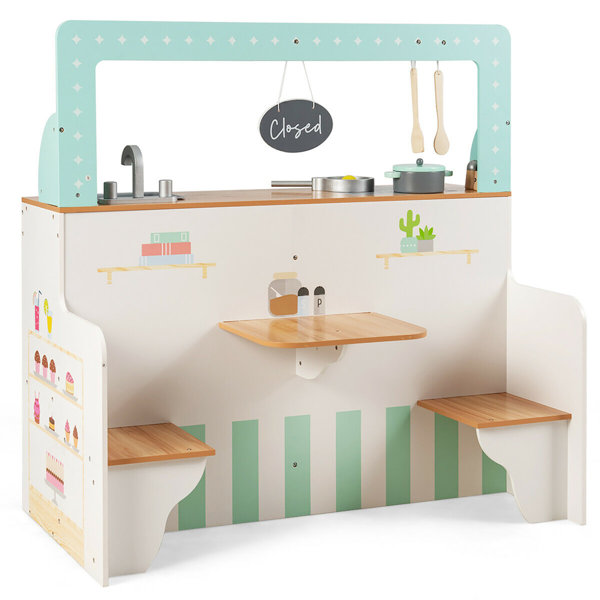 Costway Kids Play Kitchen Set & Reviews Wayfair